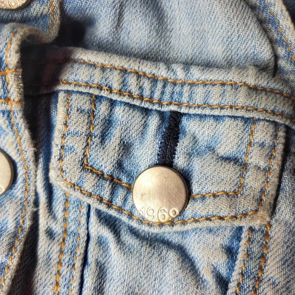 babyGap Toddler 18-24m Blue Jean Vest EUC 100% Cotton NWOT
